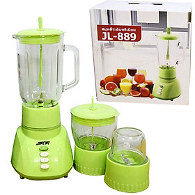 Mua Máy Xay Sinh Tố 3 Cối Thủy Tinh JLPL@L JL-889 Đa Năng Công Suất 350W Xay Sinh Tố Xay Thịt Xay Tôm Cua Nhỏ Xay Gia Vị Xay Rau Củ Qủa- Hàng Chính Hãng