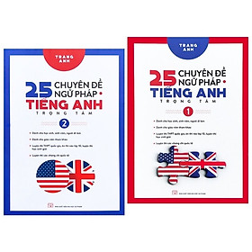 Hình ảnh ￼Sách - (Combo 2 tập) 25 chuyên đề ngữ pháp tiếng Anh trọng tâm