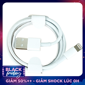 Cáp sạc nhanh cho iPhone 5 6 7 8 Dài 1m Trắng