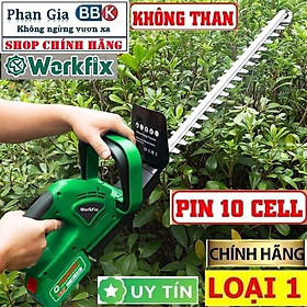 Mua Máy cắt tỉa hàng rào cắt cây cảnh WORKFIX chính hãƞg - Động cơ lõi đồng 100% - chân pin phổ thông