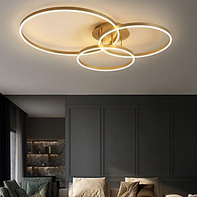 Mua Đèn trần SAHES kiểu dáng hiện đại trang trí nhà cửa cao cấp với 3 chế độ ánh sáng kèm điều khiển .