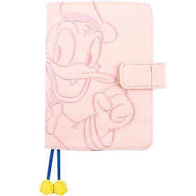 Kinbor × Disney cotton and linen embroidery A6 handbook Notepad / fashion schedule hand book / stationery notebook refueling duck DTB61120