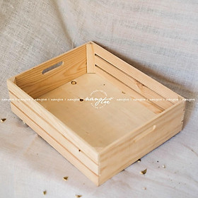 Mua Khay gỗ pallet đựng trái cây  hoa quả  rau củ  thùng gỗ pallet đa năng