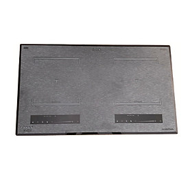 Bếp điện 02 từ CANAVAL CA-9989 Inverter Mặt kính Ceramic Viền vàng 4 cạnh - Màu đen (4000W) - Hàng chính hãng