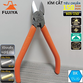 Mua Hàng nhập Nhật-Kìm cắt dây 6inch/ 150mm Fujiya 60S-150 made in Japan - Kềm cắt dây thép dây đồng