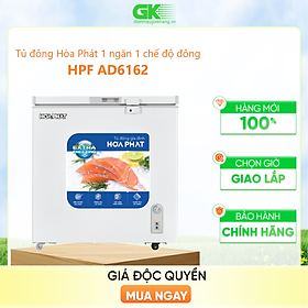 Tủ đông Hòa Phát 162 Lít HPF AD6162 - Hàng chính hãng (Chỉ giao HCM)