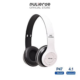 Tai nghe chụp tai bluetooth Pulierde P47 giảm tiếng ồn có micro tiện dụng