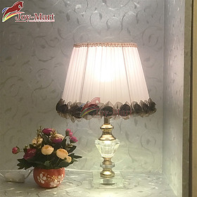 Mua Đèn bàn - đèn ngủ để bàn - đèn ngủ chao hoa MB5201 2 chế độ led