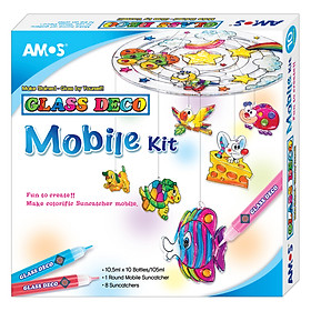 Màu Vẽ Trang Trí Trên Kính Mobile Kit AMOS AGD6 (10 Màu)