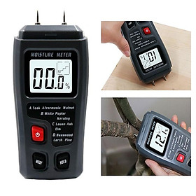 Mua Máy đo độ ẩm Tổ Yến loại tốt - Máy đo độ ẩm tường để sơn và nguyên liệu gỗ pin 9v