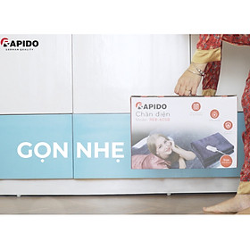 Mua Đệm điện nhung Rapido REB-60SB cao cấp  chất liệu nhung  công suất 60W - Hàng chính hãng