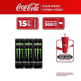 Hộp 6 lon Nước Tăng Lực Giải Khát Monster Energy 355ml/Lon Coca-Cola Official Store