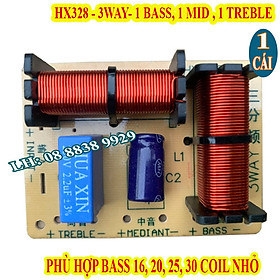 MẠCH PHÂN TẦN 3 ĐƯỜNG TIẾNG HX 328 - DÙNG 1 BASS 1 MID 1 TREBLE - GIÁ 1 MẠCH