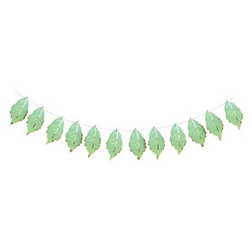 Leaves Banner Garlands Birthday Party Decoration Photo Prop