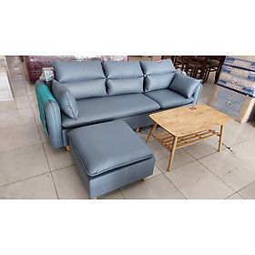 Mua Sofa Băng đôn góc Valentino 2m1 Juno Sofa 2022 (ghi) tặng bàn gỗ tự nhiên 50 x 100 cm
