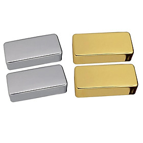 4pcs Brass Electric Guitar Humbucker Pickup Replacement Cover No Hole