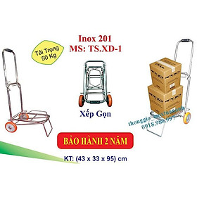 Mua Xe đẩy hàng xếp gọn  xe đẩy inox