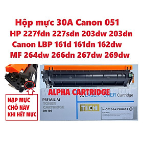 Hộp mực 30A cho máy in HP M227fdn, M203dw, M203dn và Canon 161dn 162dw MF269dw- MF266dn-267dw,.. Hàng chính hãng Alpha Cartridge có chip