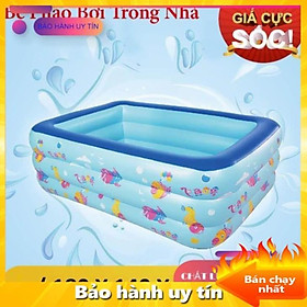 Mua Bể bơi phao cho bé loại nào tốt  Bể bơi phao trong nhà kích thước 180cm  150cm  210cm - TẶNG BƠM CHÂN