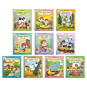Combo 10 Quyển Bộ Sách: Bé Học Lễ Giáo - Song Ngữ Anh Việt (Tái Bản)