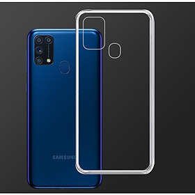 Ốp Lưng Điện Thoại Samsung Galaxy M31 - 01301 - Ốp dẻo trong - Hàng Chính Hãng