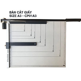 Bàn cắt giấy khung thép cao cấp khổ A3 STACOM CP01A3