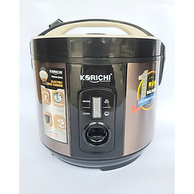 NỒI CƠM ĐIỆN LÒNG DÀY CERAMIC,Ủ 3D , DUNG TÍCH 1.8L, CÔNG SUẤT 700W KORICHI KRC1865 - Hàng chính hãng - Màu ngẫu nhiên