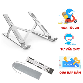 Giá đỡ laptop nhôm có thể gấp gọn dành cho Macbook Ipad Surface và máy tính xách tay