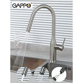 Vòi rửa bát dây rút GAPPO G4398-45 Chính hãng