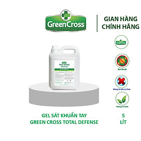 Gel sát khuẩn tay dùng trong gia dụng và y tế - GREEN CROSS TOTAL DEFENSE - Can 5 Lít
