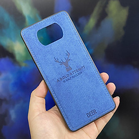 Ốp lưng cho Xiaomi Poco X3 NFC giả da con hươu DEER