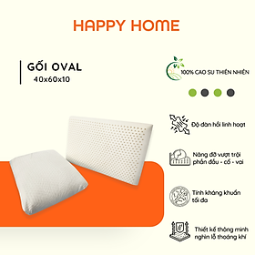 Mua Gối cao su thiên nhiên Oval Happy Home