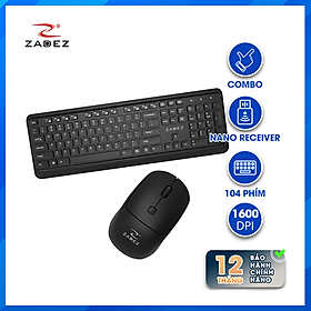 Mua Bộ bàn phím chuột không dây Zadez ZMK-333 - Hàng Chính Hãng