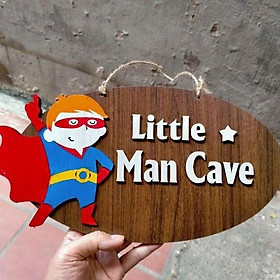 Mua Bảng Gỗ Trang Trí Phòng Cho Bé ( Little Man Cave) Hàng Cao cấp Loại 1