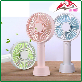 Mua Quạt Mini Tích Điện BITANO Cầm Tay Có Đế