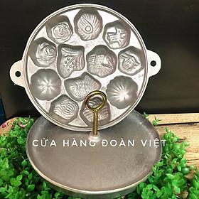 Mua Khuôn Bánh Bông Lan  Bánh Thuẩn - Khuôn Gang Đúc Thủ công Cao Cấp