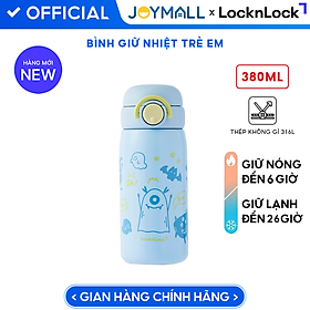 Bình Giữ Nhiệt LocknLock School Fit Luminous 380ml Và 510ml Thép Không Gỉ, Hàng Chính Hãng - JoyMall