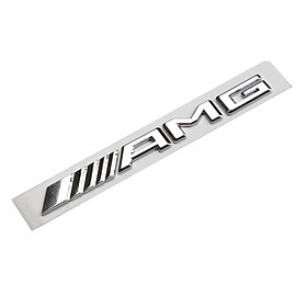 Decal Logo 3D Chữ Nổi AMG Dán Đuôi Xe Ô Tô