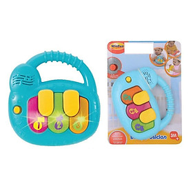 Đàn Đồ Chơi Nhạc Cụ Bé Đàn piano mini cầm tay có nhạc Winfun 0640 - đồ chơi cho bé từ 6 tháng tới 2 tuổi