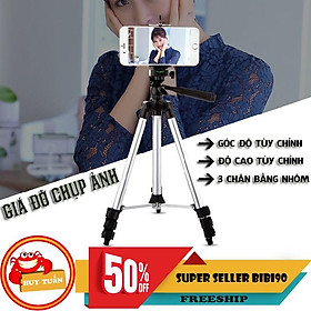 Mua Giá đỡ chụp ảnh 3 chân có thể kéo dài TRIPOD 3110 bibi90