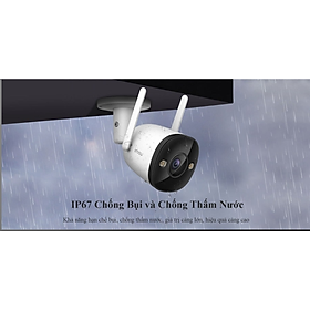 Camera An Ninh Wifi IMOU IPC-F42FEP Tích Hợp Đèn Spotlight, Còi Báo Động-hàng chính hãng