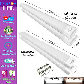 Sỉ 20 Đèn Led bán nguyệt 1m2 36w 40w 60w tuyp Led 1,2m siêu sáng tiết kiệm điện Posson LTC12-x