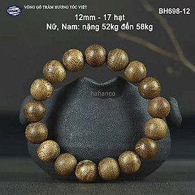 Vòng Gỗ Trầm Hương (Đủ Size) BH698 -Trầm Tốc Việt - An Yên/Thịnh Vượng - Bracelet of HAHANCO