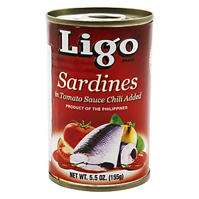 Cá mòi xốt cà Ligo vị ớt cay 155g