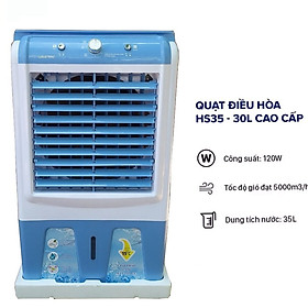 Mua Quạt Điều Hoà HS-35A 35L vận hành cực êm có mặt kính cường lực sang trọng
