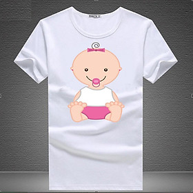 Áo thun in hình baby cute mtt90