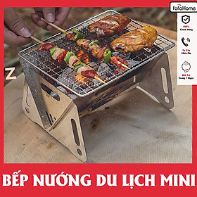 Mua Bếp Nướng BBQ  Bếp Nướng Than Hoa Inox Siêu Đẹp  Siêu Bền  Bếp Nướng Mini  Bếp Than Mini Gấp Gọn