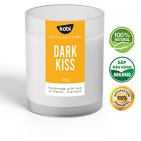 Nến thơm Kobi cao cấp làm từ 100% sáp đậu nành, giúp giảm stress, sang trọng, tinh tế -200g