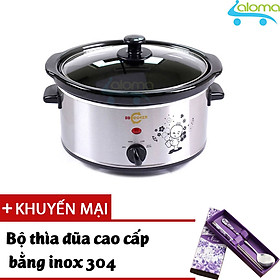 Nồi nấu chậm hầm kho nấu cháo dinh dưỡng 3.5 lít BBcooker BS35 Hàng Chính