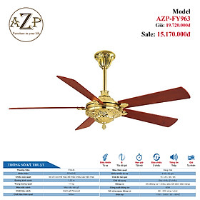 Mua AZP-FY963 – BST QUẠT ĐÈN CAO CẤP / GIẢI PHÁP TRANG TRÍ CHO CÁC CÔNG TRÌNH NHÀ HÀNG  KHÁCH SẠN. CĂN HỘ  DINH THỰ phong cách đương đại  hàng nhập khẩu AZP